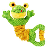 Sedioso frog tug toy with squeaker for engaging play and exercise.