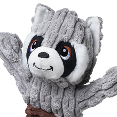 Sedioso raccoon toy crinkle belly for exciting sound cues during play