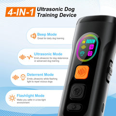 SEDULAN ultrasonic dog training device demonstrates humane correction for better behavior indoors