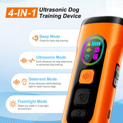 SEDULAN ultrasonic sensor close-up demonstrates humane cue for reducing unwanted barking.