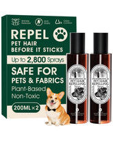 Seedshub 4-in-1 pet hair remover spray bottle for easy, safe hair removal on fabrics.