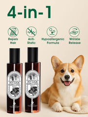 Seedshub pet hair dissolver on fabric removes fur before it clings.