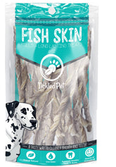 SEGMINISMART TickledPet Icelandic codskin twist packaging shows natural single-ingredient dog treats