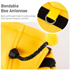 Selena Bee Hoodie features yellow and black stripes for bold style.
