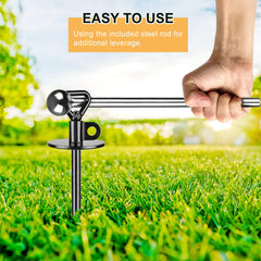SELEWARE twist rod included for easy installation and fast setup