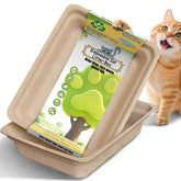 SEMEDOYO disposable litter box large 2-pack ready for travel and quick setup.