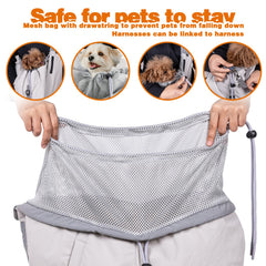 SENIOR BUDDAY dog carrier sling with adjustable strap for a comfortable fit.