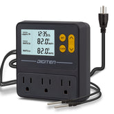 SENSTREE reptile temp controller with 3 outlets for precise habitat management