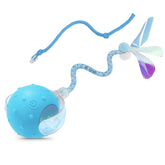 Sentoo interactive cat ball emits chirping sounds to spark curiosity during play