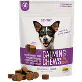 Sentry Calming Chews bottle supports calmer daily routines for dogs