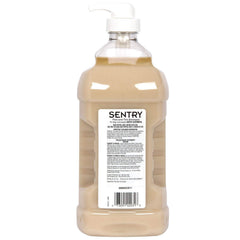 Lathered dog during application with Sentry shampoo delivering up to 10 days of flea and tick protection.