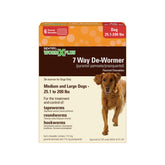 SENTRY WORM X PLUS packaging displays 6 chewable tablets for dogs