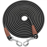 SEPXUFORE Tie Out Rope Leash in front-yard tethering with secure double clips