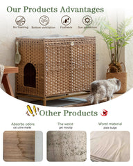 SETVSON hidden rattan close-up highlights hand-woven texture and safety.