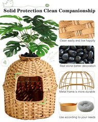 SETVSON removable planter top allows easy access for cleaning.