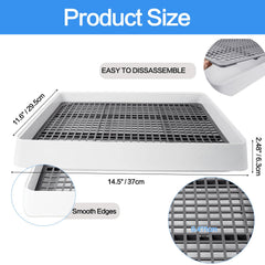 Seuqhck rabbit litter box tray removal for easy cleaning and quick maintenance
