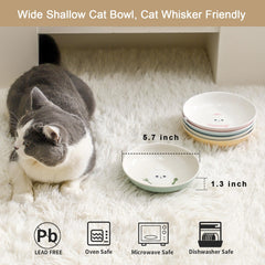 Seyatoo ceramic dish is dishwasher and microwave safe for easy cleaning.