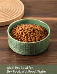Seyatoo safe lead-free ceramic pet bowl for daily use.
