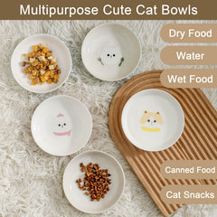 Seyatoo whisker-fatigue-friendly bowl supports comfortable feeding for picky cats.