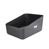 Sfozstra Cats Litter Box Low open design for easy access and airflow
