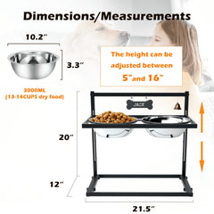 SHAINFUN anti-tip metal construct prevents tipping during meals.
