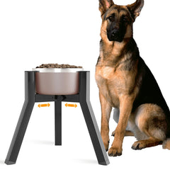 SHAINFUN raised stand with 11-inch height for comfortable feeding in large dogs