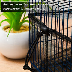 Breathable nylon mesh from Shappy allows air flow and light
