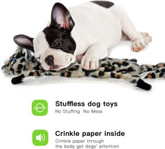 SHARLOVY cow dog toy with soft fabric and durable stitching for safe play