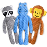 SHARLOVY No Stuffing Dog Toy Monkey promotes cuddling and interactive play