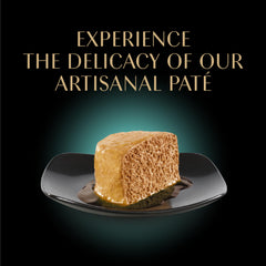 SHEBA chicken pâté entree serving shows a tasty, complete portion for busy cats.
