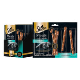 Sheba Meaty Tender Sticks chicken-tuna pack for convenient daily bonding moments.