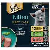 Sheba Perfect Portions kitten pate chicken entree tray with protein-rich meal