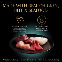 Sheba Perfect Portions Pate tender beef tray entices picky eaters with real meat.