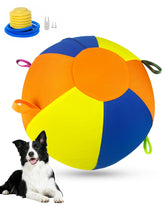 SHEENLULU Herding Ball 22-inch inflated for active outdoor play and chases.