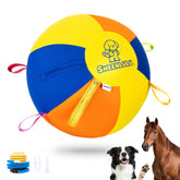 SHEENLULU Herding Ball outer cover with bold tri-color design for outdoor play