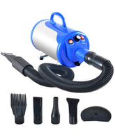 SHELANDY Groomer Partner dryer front view showing compact professional design for quick grooming sessions.
