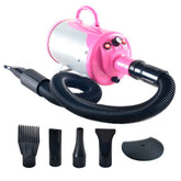 SHELANDY Groomer Partner pink dryer close-up for home grooming with compact design