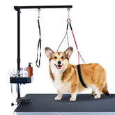 SHELANDY grooming arm set to 35 inches for easy dog grooming