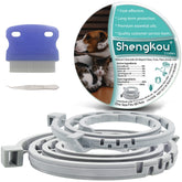 ShengKou packaging for flea and tick collar promotes easy pest prevention planning.