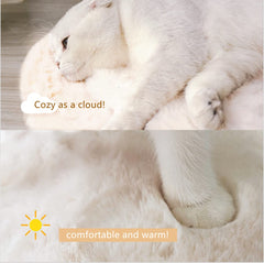SHENGOCASE 2-pack cushion close-up fur texture highlights softness and warmth
