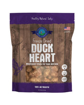 Shepherd Boy Farms duck heart treats front view for pets, single-ingredient snack