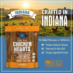 Shepherd Boy Farms chicken heart pieces provide single-ingredient nutrition for picky eaters.