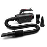 SHERNBAO dog dryer front view showing high-velocity airflow for efficient grooming