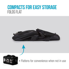 Sherpa Original Deluxe carrier ventilated panel design for airflow