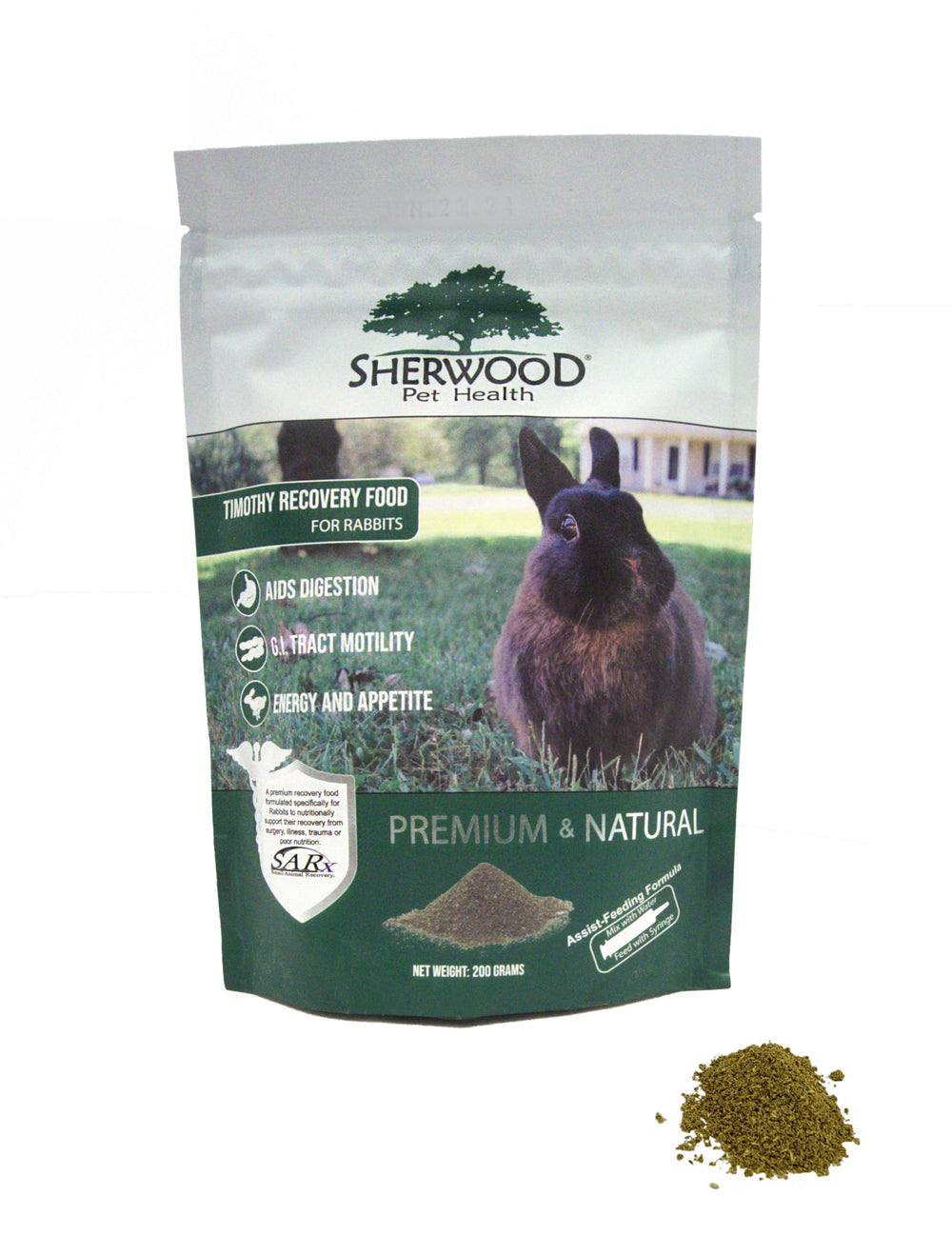 Sherwood Pet Health rabbit emergency kit displayed for quick at-home care