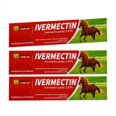 SHEVAT VITAMINS ivermectin horse paste apple flavored tube front for easy administration