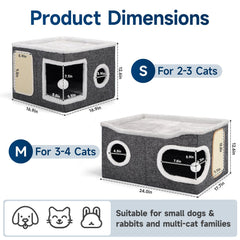 Shikha cat cube oval door offers easy access for multi-cat homes.