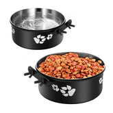 ShineMe kennel hanging water bowl for crates secure, mess-free drinking