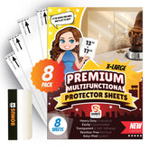 Shiny Hero clear wall protector sheet shields walls from pet scratches