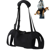 Shinylin dog carry sling emergency backpack for safe transport of injured pets.